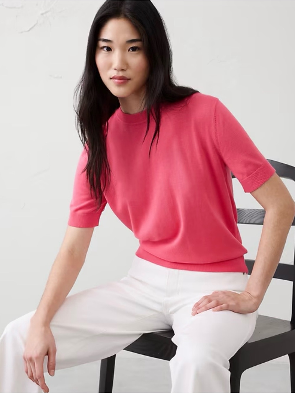 Banana Republic Forever Short-Sleeve Sweater (NWT)